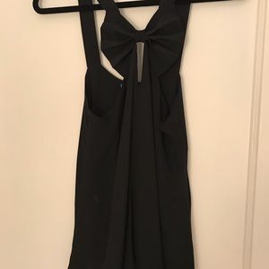 Parker Black bow top sz S